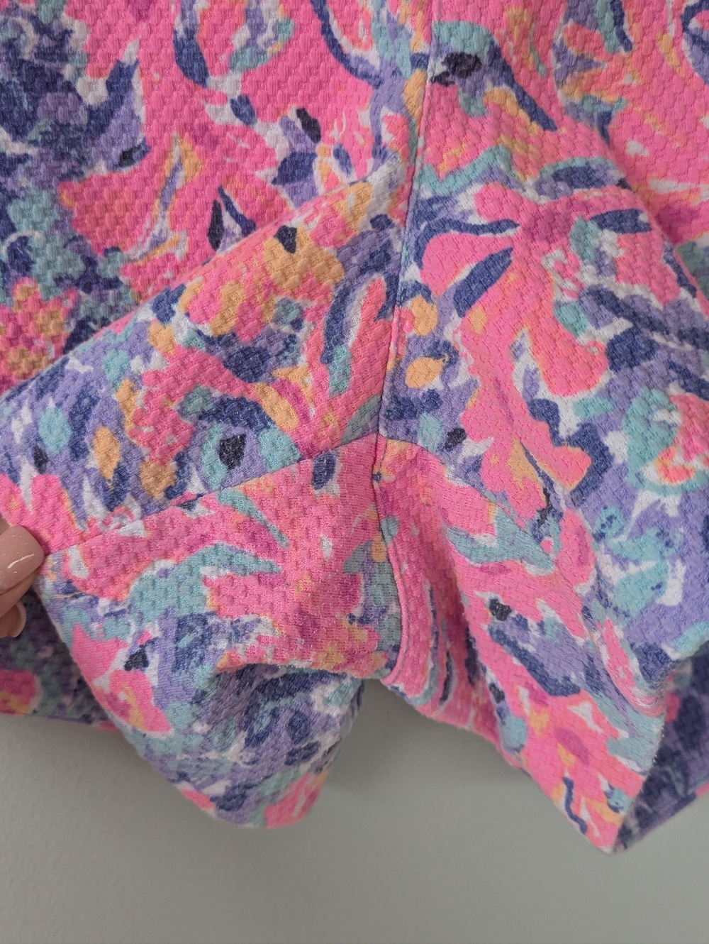 Lilly Pulitzer Women's Adie Colorful Textured Casual Shorts - Picture 5 of 9